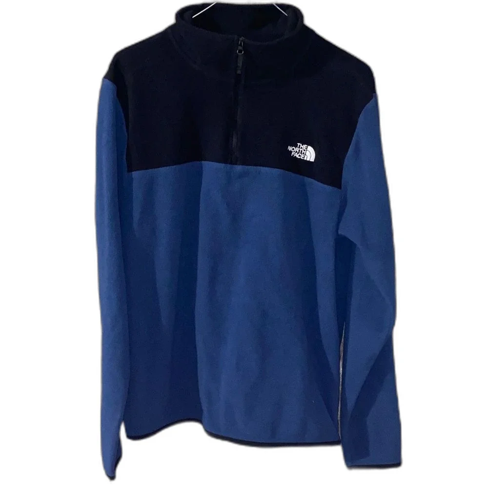 The North Face Men’s Medium Fleece Jacket in Blue and Black